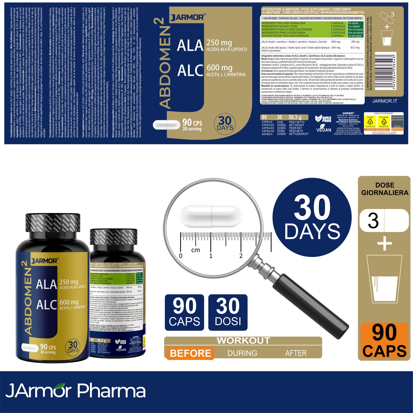 ABDOMEN 2 - PRE WORKOUT RECUPERO ENERGIA (Capsule)