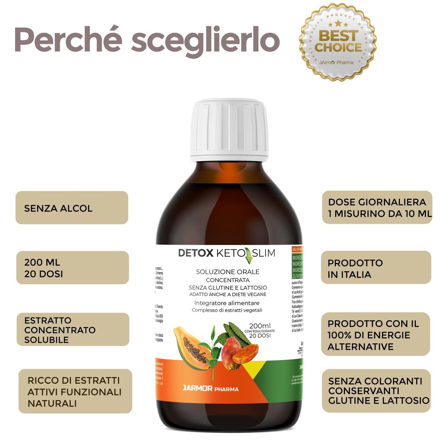 DETOX KETO SLIM - LINEA SNELLA E DEPURATA (Soluzione Orale)