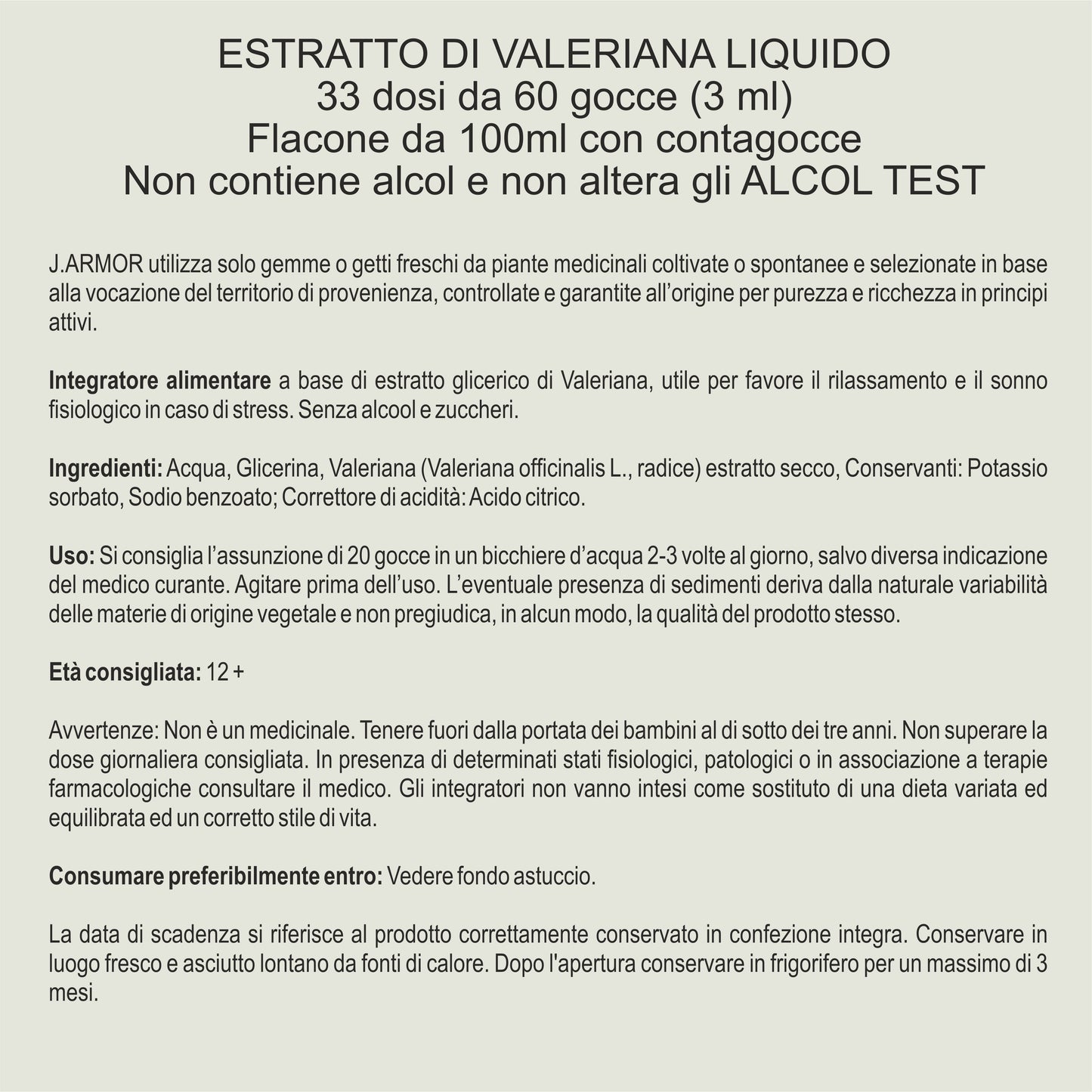 VALERIANA - STRESS, ANSIA E SONNO (Soluzione Gocce)