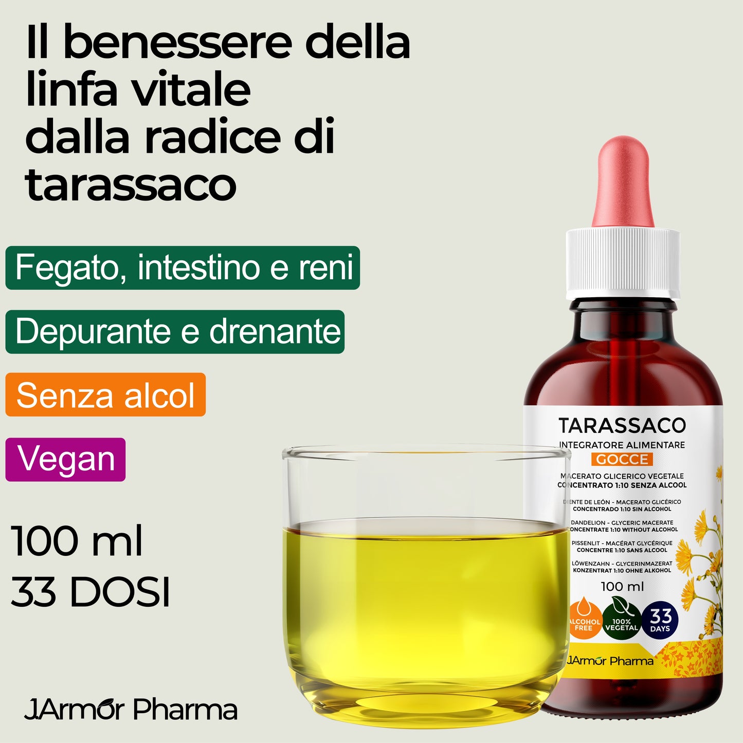 TARASSACO - DIGESTIVO TONICO DEPURATIVO (Soluzione Gocce)