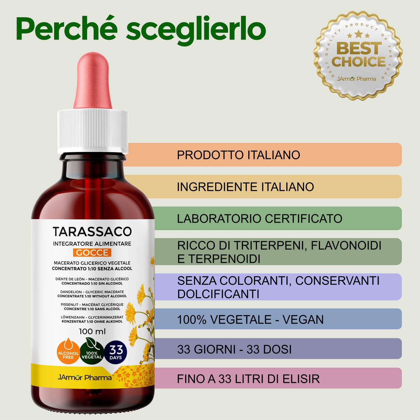 TARASSACO - DIGESTIVO TONICO DEPURATIVO (Soluzione Gocce)