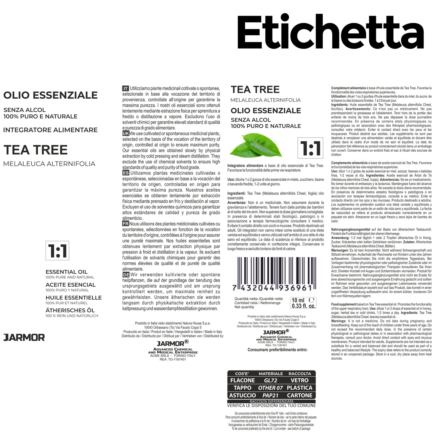 TEA TREE - MUCOLITICO E ANTIBATTERICO