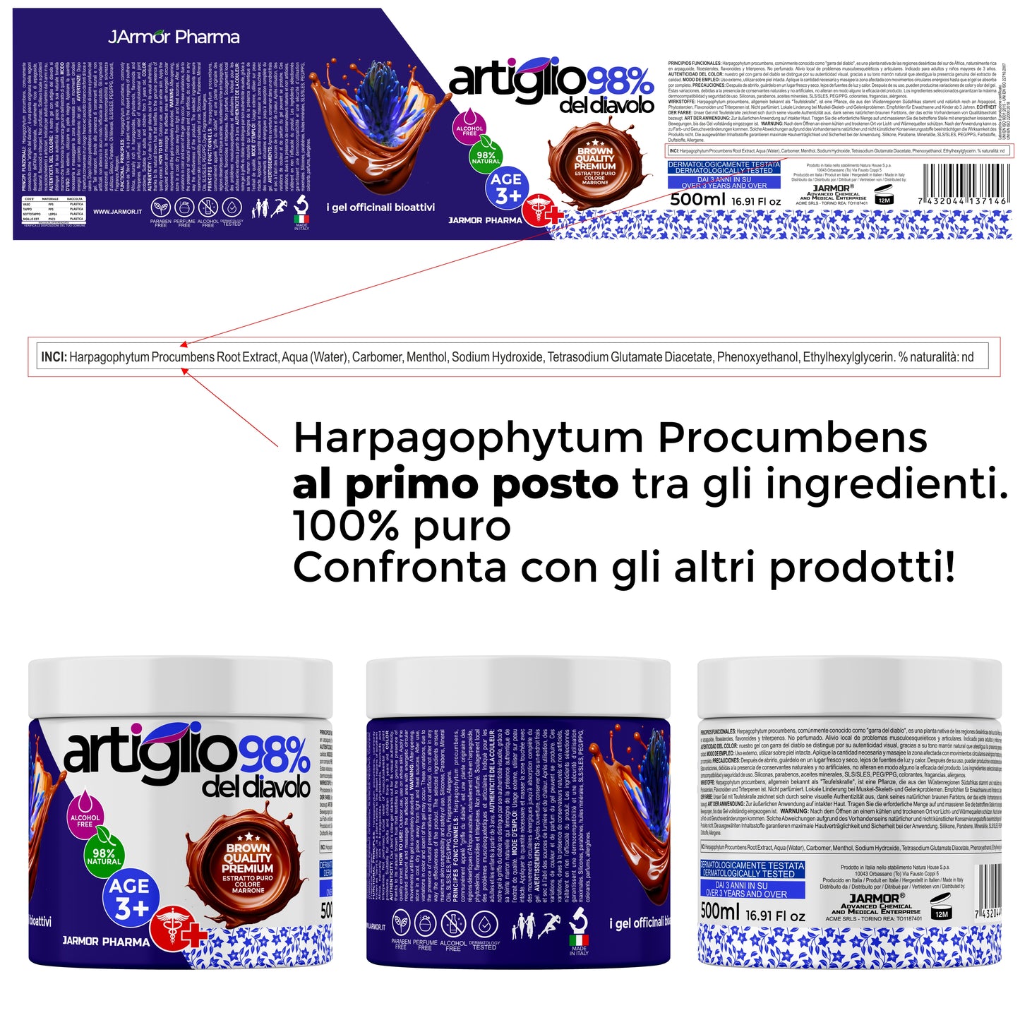 ARTIGLIO DEL DIAVOLO - INFIAMMAZIONI ARTICOLARI - (Gel)