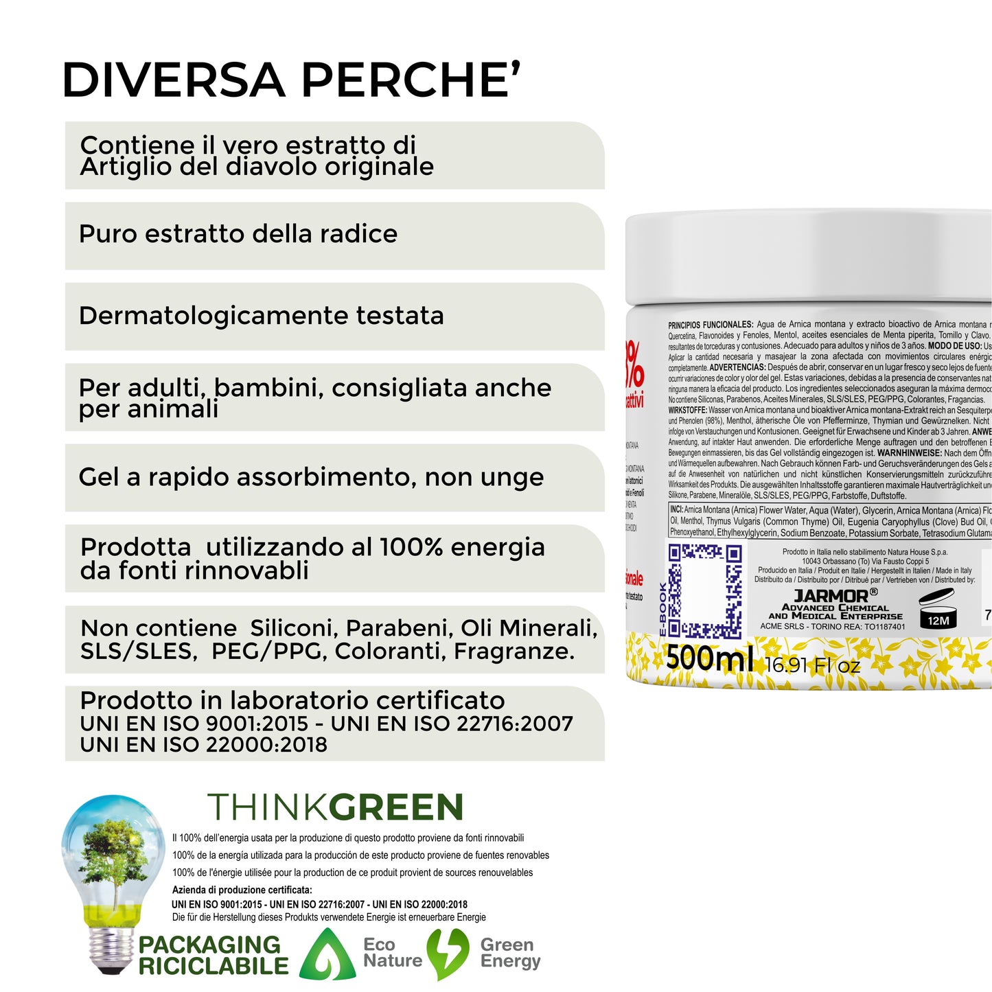 ARTIGLIO DEL DIAVOLO - INFIAMMAZIONI ARTICOLARI - (Gel)