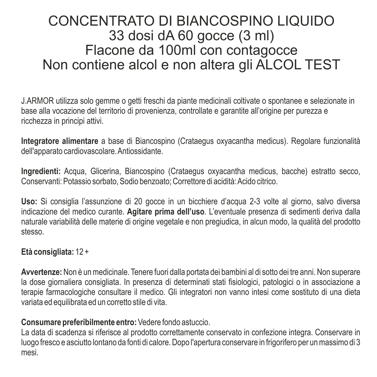BIANCOSPINO - SALUTE DEL CUORE (Soluzione Gocce)