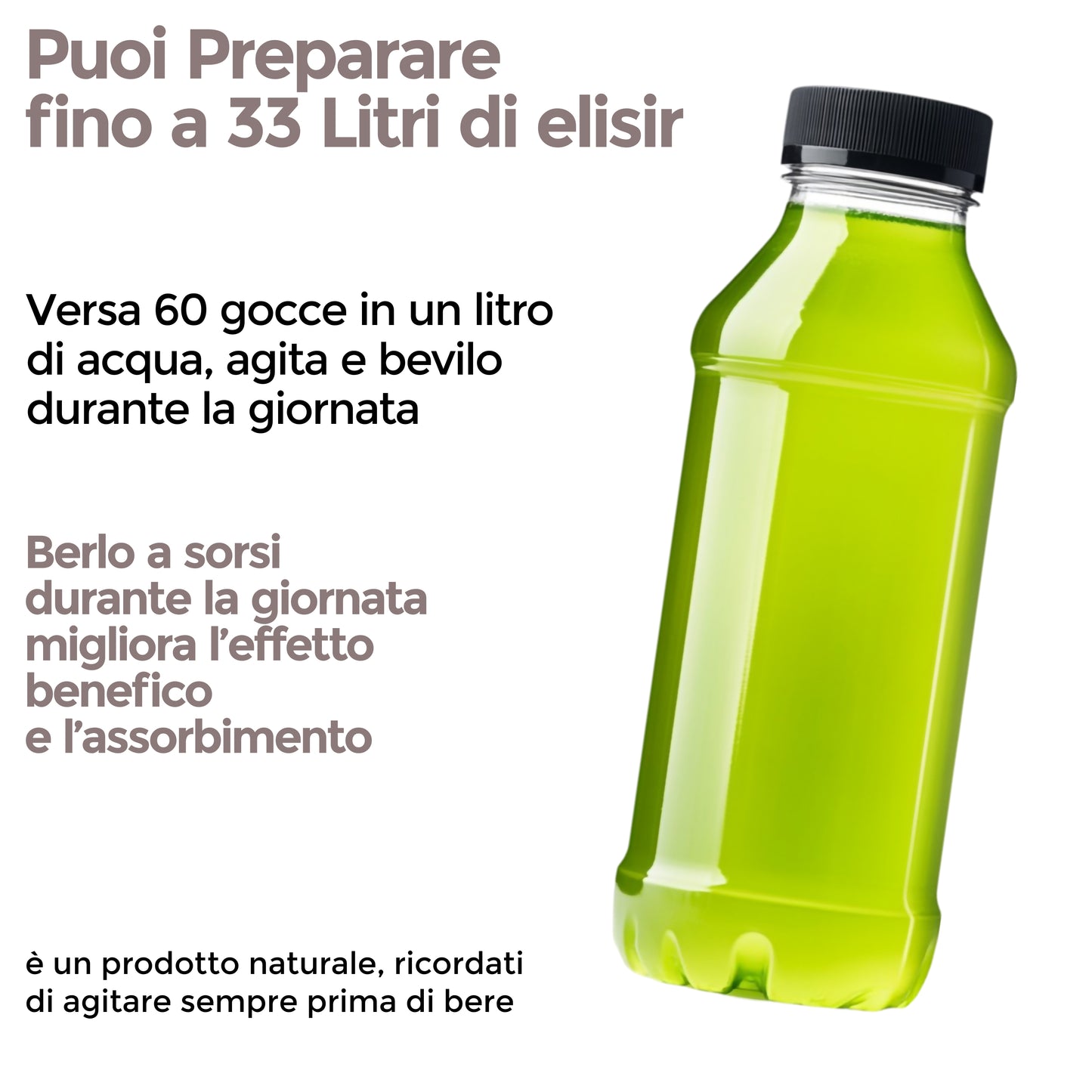 CLOROFILLA PURIFICATA - ANTIOSSIDANTE DISINTOSSICANTE (Soluzione Gocce)