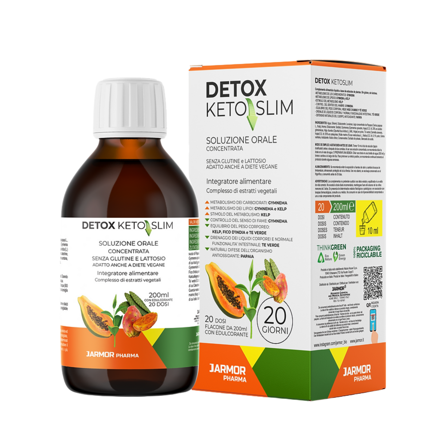 DETOX KETO SLIM - LINEA SNELLA E DEPURATA (Soluzione Orale)
