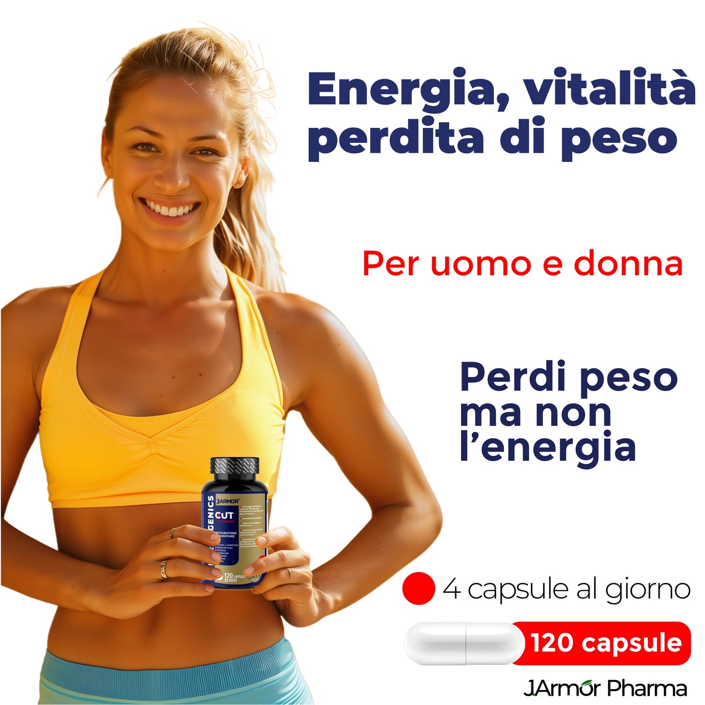 THERMOGENICS CUT - DEFINIZIONE MUSCOLARE ED ENERGIA (Capsule)
